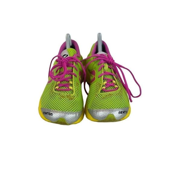 Newton Distance Elite Neon Mesh Running Shoes W0008213 Women's Sz 9 - Picture 2 of 7